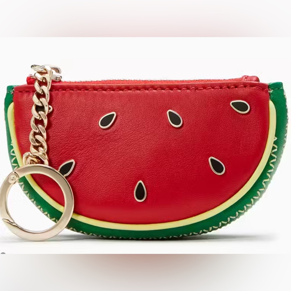 NWT! Kate Spade ♠️ What a Melon 🍉 Puffy Watermelon coin purse